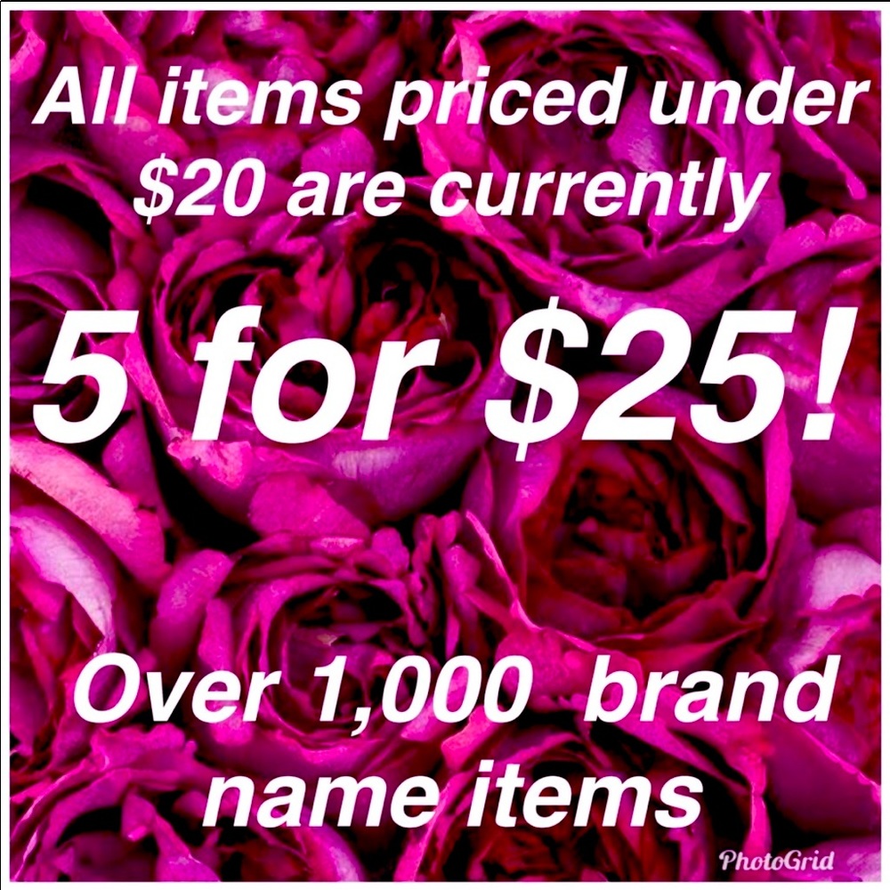 5 items for $25